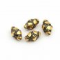 Two Tone Twist Beads Diamond Findings 925 Silver Diamond Jewelry Beads Findings.