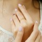 14k Solid Gold Diamond Infinity Sign Ring Gold Knot Ring Dainty Diamond Ring.