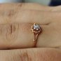 14k Solid Gold Diamond Engagement Ring Handmade Birthday Ring Designer Ring Band