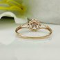 14k Solid Gold Diamond Engagement Ring Handmade Birthday Ring Designer Ring Band