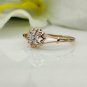 14k Solid Gold Diamond Engagement Ring Handmade Birthday Ring Designer Ring Band