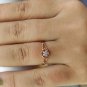 14k Solid Gold Diamond Engagement Ring Handmade Birthday Ring Designer Ring Band