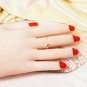 Open Cuff Ring Gold Diamond 14K Jewelry Fine Genuine Band Wedding Jewelry Gift.