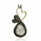 Pave Diamond Hanging Pendant 925 Silver Fine Diamond Women Pendant Gift. Pave Diamond Hanging Pendant 925 Silver Fine Diamond Women Pendant Gift.