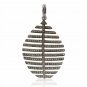 Leaf Pendant Pave Diamond 925 Silver Diamond Leaf Shape Pendant For Christmas.