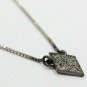 Pave Diamond Marquise Pendant 925 Silver Diamond Anniversary Gift Pendant Charm.