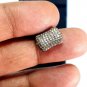 10 Pc Pave Diamond Cushion Beads 925 Silver Diamond Beads Jewelry Connector.