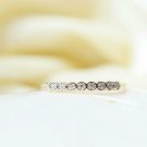 14k Gold Diamond Half Eternity Ring Women Wedding Ring Stackable Diamond Ring. 14k Gold Diamond Half Eternity Ring Women Wedding Ring Stackable Diamond Ring.