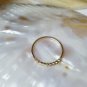 14k Gold Diamond Half Eternity Ring Women Wedding Ring Stackable Diamond Ring.