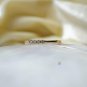 14k Gold Diamond Half Eternity Ring Women Wedding Ring Stackable Diamond Ring.