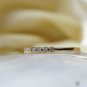 14k Gold Diamond Half Eternity Ring Women Wedding Ring Stackable Diamond Ring.