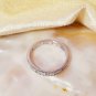 Gold Ring Wedding Diamond 14K Engagement 14k Set Round White Gold Ring Band.