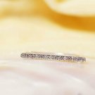 Gold Diamond Ring Stacking 14K Band 14k White Wedding Stack White Fine Solid NH Gold Diamond Ring Stacking 14K Band 14k White Wedding Stack White Fine Solid NH