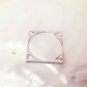 Gold Diamond Ring Stacking 14K Band 14k White Wedding Stack White Fine Solid NH