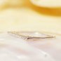 Gold Diamond Ring Stacking 14K Band 14k White Wedding Stack White Fine Solid NH