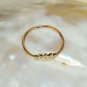 Gold Ring Diamond Crown 14K Yellow Wedding Engagement Band Round Cut Diamond.