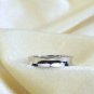 14k Gold Ring 4mm Ring Engagement Band Unisex Simple Band Plain White Gold Ring