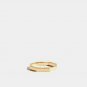 Octagon Diamond Gold Ring 14k Solid Gold Ring Bolt Shape Wedding Diamond Ring.
