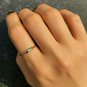 Diamond Star Ring 14k Gold Stackable Ring Dainty Mothers Day Ring Gift For Her.
