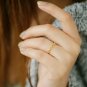 Diamond Eternity Ring Band 14k Solid Gold Half Eternity Ring Wedding Jewelry.