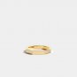 Octagon Diamond Gold Ring 14k Solid Gold Ring Geometric Design Wedding Ring.