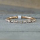 Solid 14k Gold Diamond Eternity Band Wedding Ring Gold Anniversary Jewelry Gift. Solid 14k Gold Diamond Eternity Band Wedding Ring Gold Anniversary Jewelry Gift.