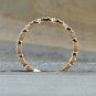 Solid 14k Gold Diamond Eternity Band Wedding Ring Gold Anniversary Jewelry Gift.