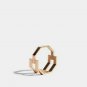 Triple Octagon Gold Ring 14k Solid Gold Ring Minimalist Geometric Design Ring.