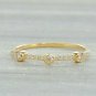 Solid 14k Gold Diamond Eternity Band Wedding Band Statement Ring Designer Ring.
