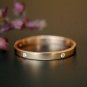 Diamond Eternity Band 14k Solid Gold Diamond Wedding Band Bold Knuckle Ring.