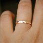 Diamond Eternity Band 14k Solid Gold Diamond Wedding Band Bold Knuckle Ring.