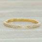 Diamond Snake Tail Ring 14k Solid Gold Stacking Cuff Ring Wedding Bridal Ring.
