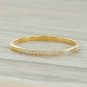 Diamond Snake Tail Ring 14k Solid Gold Stacking Cuff Ring Wedding Bridal Ring.