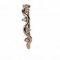 Diamond Minimalist Promise Ring 14k Solid Gold Eternity Wedding Statement Ring.