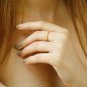 Diamond Wedding Band In 14k Solid Gold Petite Diamond Eternity Ring Wedding Gift