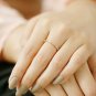 Diamond Wedding Band In 14k Solid Gold Petite Diamond Eternity Ring Wedding Gift