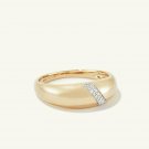 Dome Gold Ring Thick 14k Solid Gold Ring Simple Gold Ring Stackable Rounded Ring