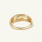 Dome Gold Ring Thick 14k Solid Gold Ring Simple Gold Ring Stackable Rounded Ring