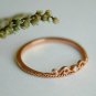 Dainty Diamond Filigree Band 14k Solid Gold Diamond Crown Wedding Band Gold Ring