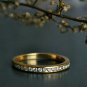 Wedding Band 14k Solid Gold Diamond Wedding Band Half Eternity Stack DiamondBand