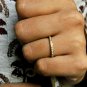 Wedding Band 14k Solid Gold Diamond Wedding Band Half Eternity Stack DiamondBand