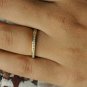 Wedding Band 14k Solid Gold Diamond Wedding Band Half Eternity Stack DiamondBand