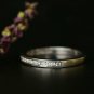Wedding Band 14k Solid Gold Diamond Wedding Band Half Eternity Stack DiamondBand