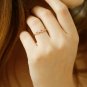 Unique Diamond Wedding Ring 14k Solid Gold Chain Style Ring Wedding Jewelry Gift
