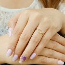 14k Solid Gold Diamond Infinity Ring Eye Ring Minimalist Wedding Ring Band Gift.
