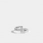 Octagon Diamond Gold Ring 14k Slid Gold Minimalist Geometric Design Bolt Ring.