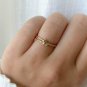 Knot Diamond Ring Forever Love Diamond Knot Ring 14k Solid Infinity Love Knot.