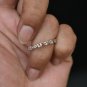 14k Solid Gold Ivy Vine Wedding Band Floral Dainty Wedding Ring Petite Lace Ring