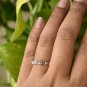 14k Solid Gold Ivy Vine Wedding Band Floral Dainty Wedding Ring Petite Lace Ring
