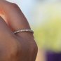 14k Solid Gold Eternity Band Natural Diamond Ring Wedding Proposal Diamond Ring.
